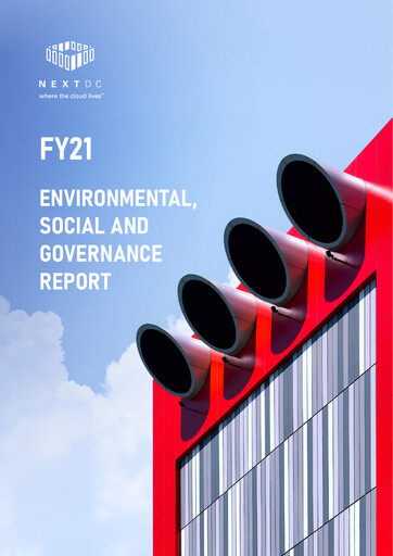 Thumbnail NEXTDC ESG Report 2021