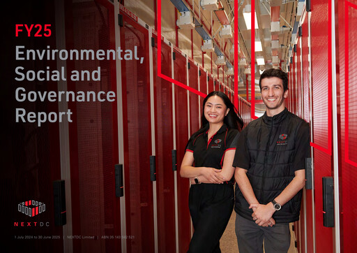 Thumbnail NEXTDC ESG Report 2025