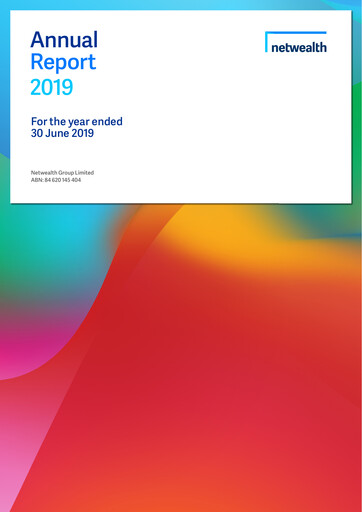 Vorschaubild Netwealth Jahresbericht fy2019
