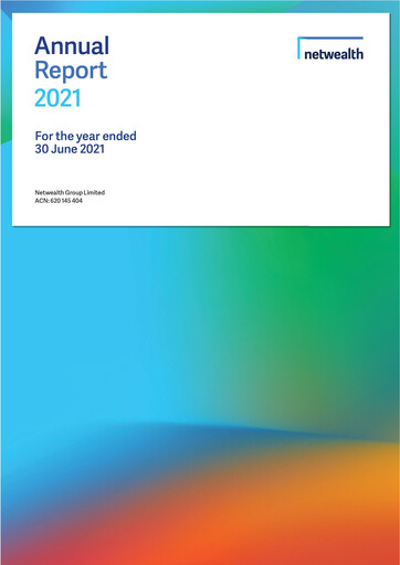 Vorschaubild Netwealth Jahresbericht fy2021