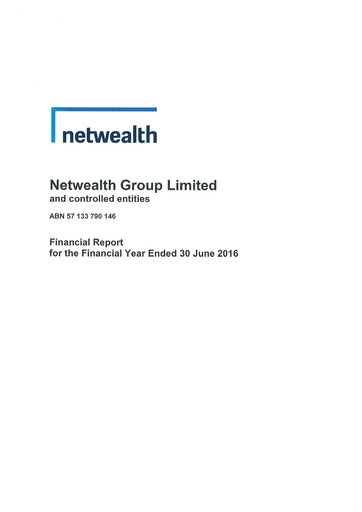 Miniature Netwealth Rapport financier fy2016