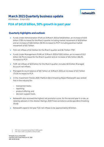 Thumbnail Netwealth Quarterly Report 2021-q1