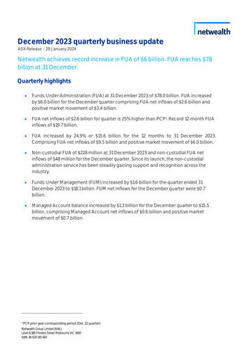 Thumbnail Netwealth Quarterly Report 2023-q4