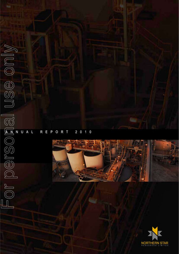 Thumbnail Northern Star Annual Report 2010