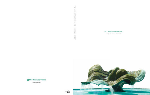 Vorschaubild M&T Bank Jahresbericht 2012