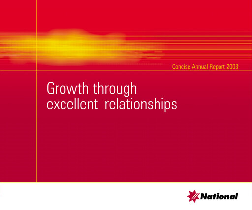 Thumbnail National Australia Bank Annual Report 2003