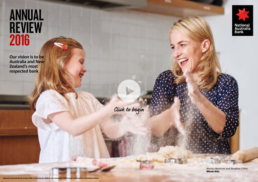 Thumbnail National Australia Bank Annual Report 2016