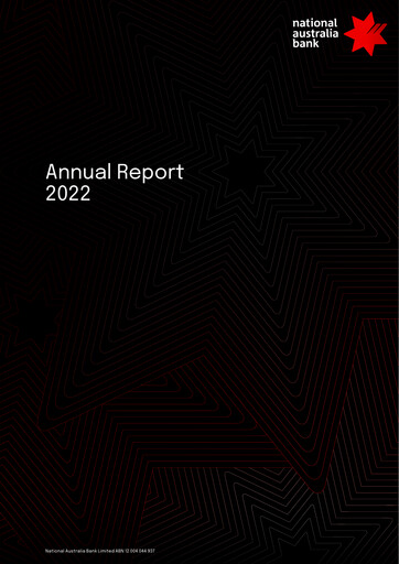 Thumbnail National Australia Bank Annual Report 2022