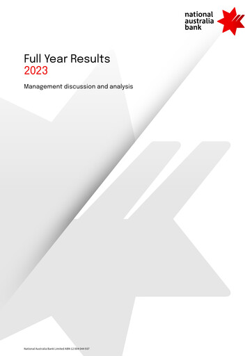 Thumbnail National Australia Bank Financial Report 2023