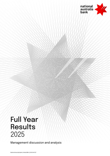 Thumbnail National Australia Bank Financial Report 2025