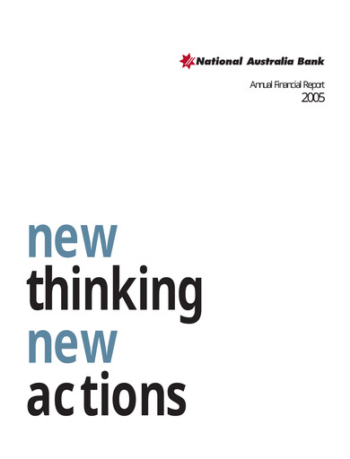 Vorschaubild National Australia Bank Finanzmitteilung 2005