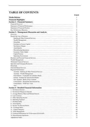 Thumbnail National Australia Bank Half-year Report 2001-h1