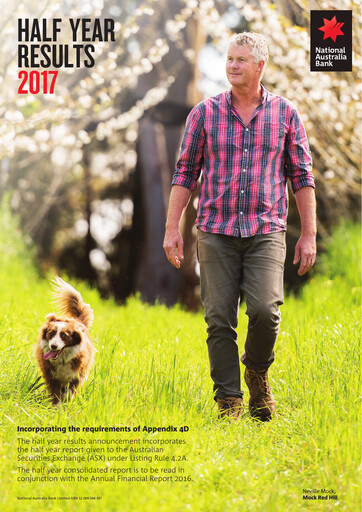 Thumbnail National Australia Bank Half-year Report 2017-h1