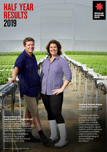 Thumbnail National Australia Bank Half-year Report 2019-h1