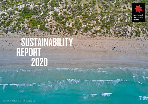 Thumbnail National Australia Bank Sustainability Report 2020
