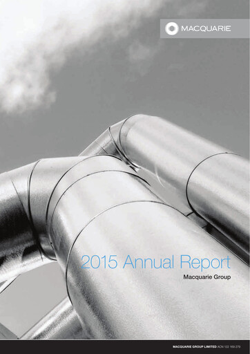 Thumbnail Macquarie Annual Report 2015
