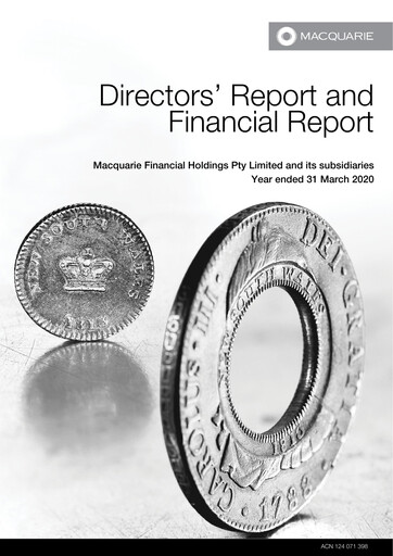 Thumbnail Macquarie Annual Report 2019