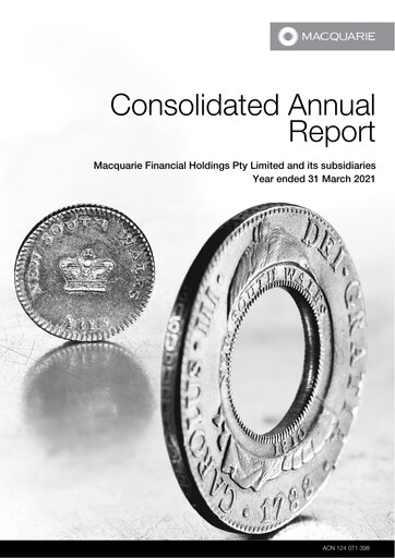 Thumbnail Macquarie Annual Report 2020
