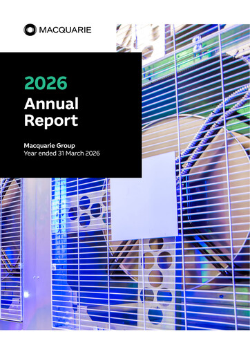 Thumbnail Macquarie Group Limited Annual Report 2026