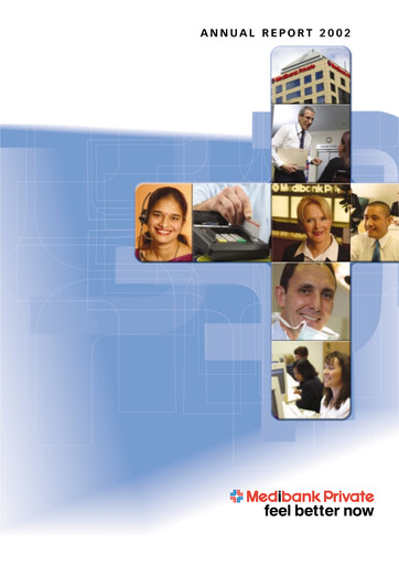 Miniature Medibank Rapport annuel 2002
