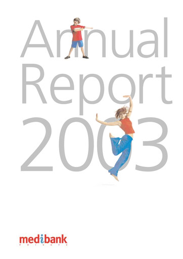 Miniature Medibank Rapport annuel 2003
