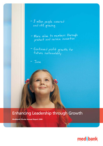 Miniature Medibank Rapport annuel 2006