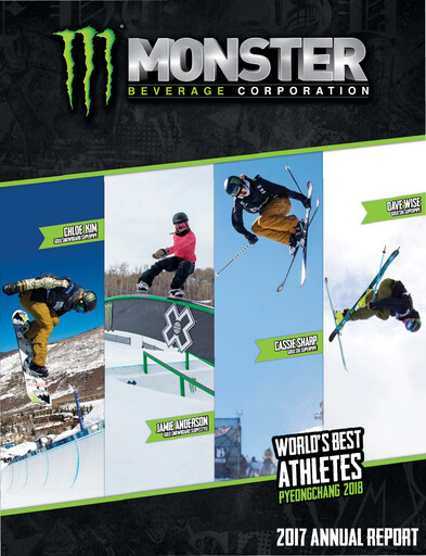 Thumbnail Monster Beverage Annual Report 2017