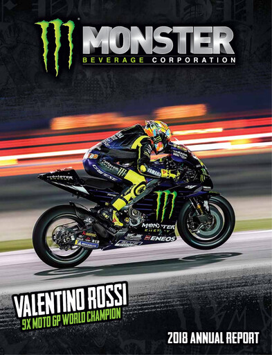 Thumbnail Monster Beverage Annual Report 2018