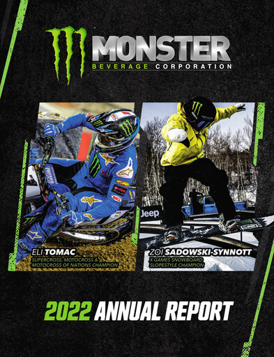Thumbnail Monster Beverage Annual Report 2022