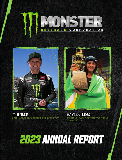 Thumbnail Monster Beverage Annual Report 2023