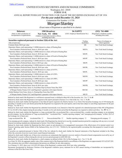 Thumbnail Morgan Stanley Annual Report 2024