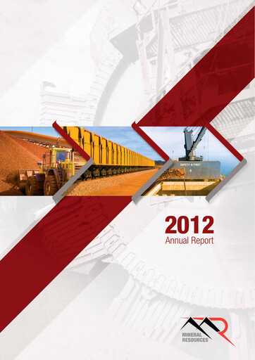 Thumbnail Mineral Resources Annual Report 2012