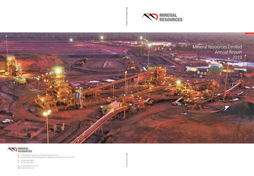 Thumbnail Mineral Resources Annual Report 2019