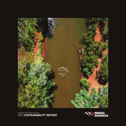 Thumbnail Mineral Resources Sustainability Report 2023