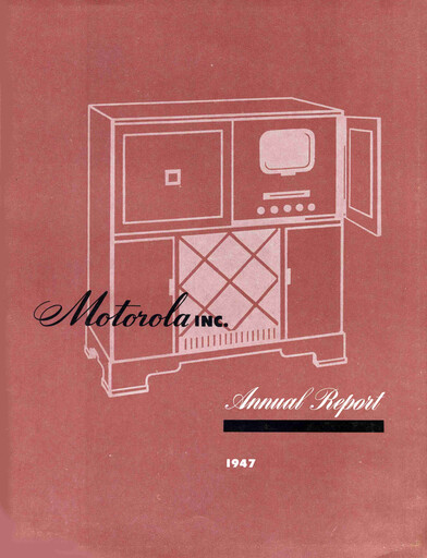 Miniature Motorola Solutions
 Rapport annuel 1947