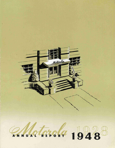 Miniature Motorola Solutions
 Rapport annuel 1948