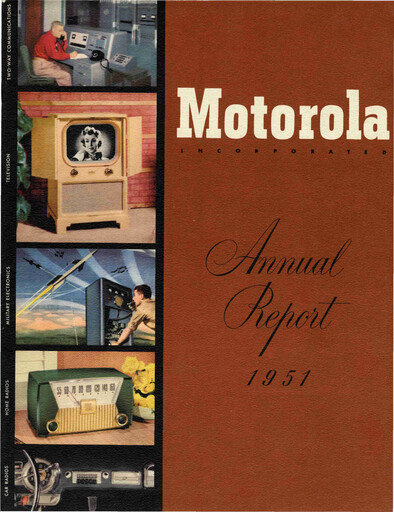 Miniature Motorola Solutions
 Rapport annuel 1951