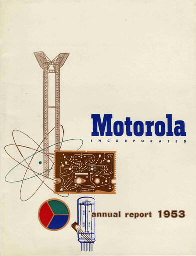 Miniature Motorola Solutions
 Rapport annuel 1953