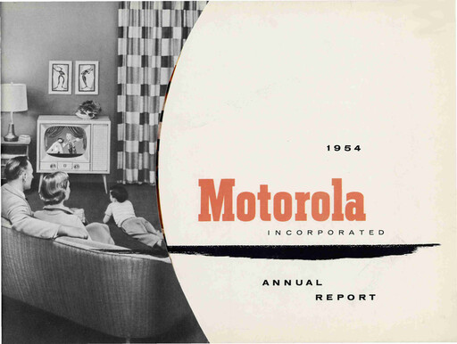 Miniature Motorola Solutions
 Rapport annuel 1954