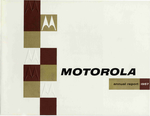 Miniature Motorola Solutions
 Rapport annuel 1957