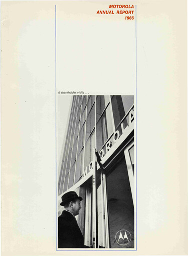 Miniature Motorola Solutions
 Rapport annuel 1966