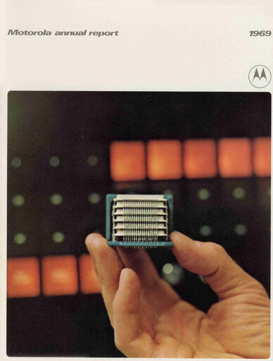 Miniature Motorola Solutions
 Rapport annuel 1969