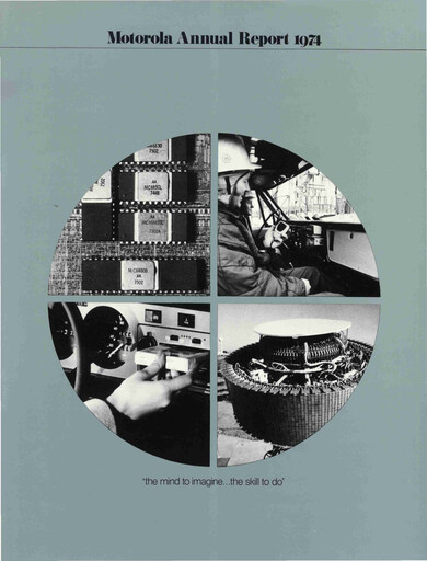 Miniature Motorola Solutions
 Rapport annuel 1974