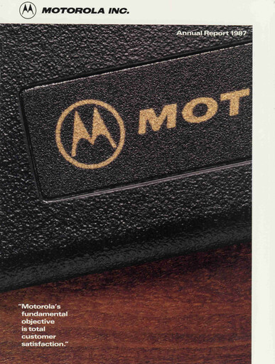 Miniature Motorola Solutions
 Rapport annuel 1987