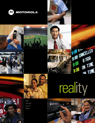 Miniature Motorola Solutions
 Rapport annuel 2001