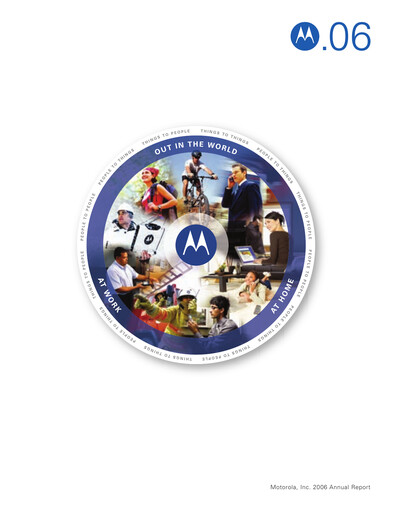 Miniature Motorola Solutions
 Rapport annuel 2006