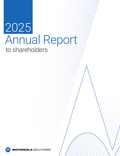 Miniature Motorola Solutions
 Rapport annuel 2025