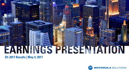 Miniature Motorola Solutions
 Rapport trimestriel 2017-q1