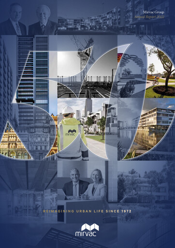 Thumbnail Mirvac Group Annual Report 2022