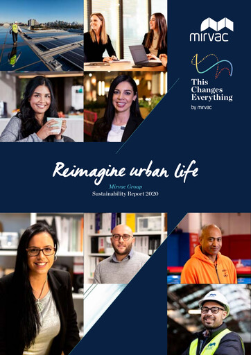 Miniature Mirvac Group Rapport de durabilité 2020